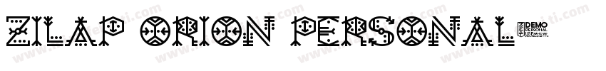 Zilap Orion Personal字体转换